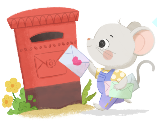 Mandy runs to the post